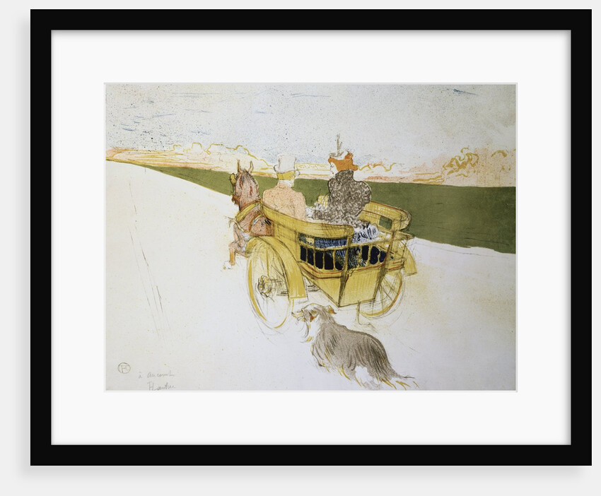 Countryside Departure by Henri de Toulouse-Lautrec