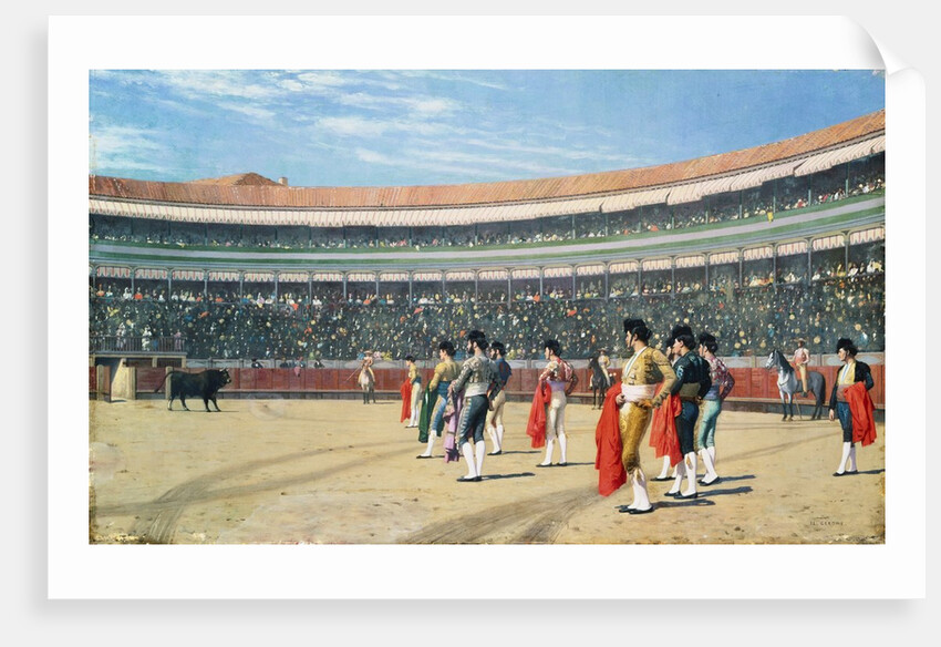 The Entry of the Bull by Jean Leon Gerome