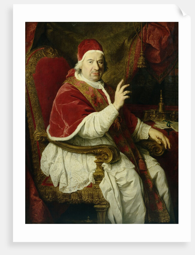 Portrait of Pope Benedict XIV (1675-1758), Seated by Pierre Subleyras
