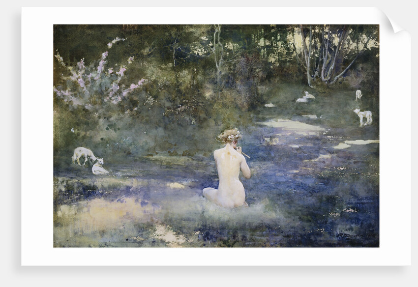 A Pastoral by John Reinhard Weguelin