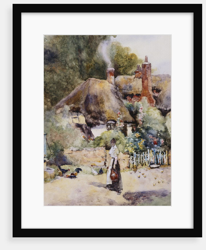 Old Cottage at Sutton Courtney, Berkshire by David Woodlock