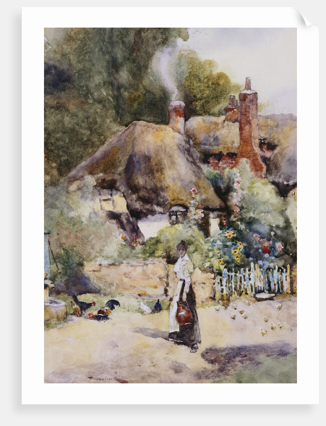 Old Cottage at Sutton Courtney, Berkshire by David Woodlock
