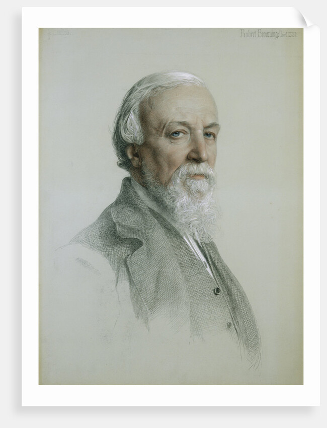 Portrait of Robert Browning by Frederick Sandys