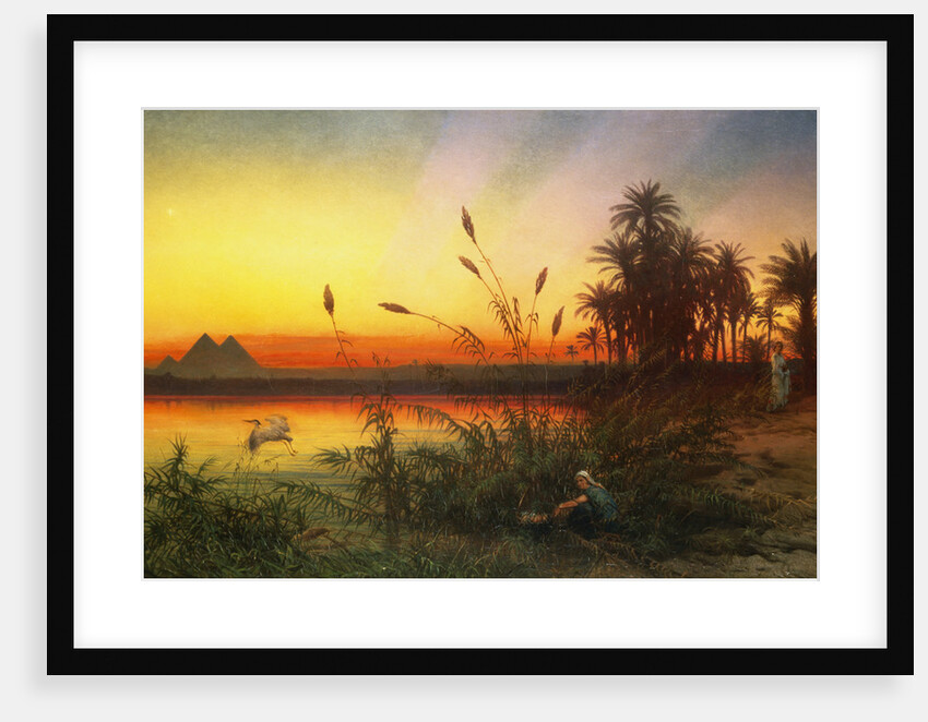 The Pyramids from the Island of Roda by Frank Dillon