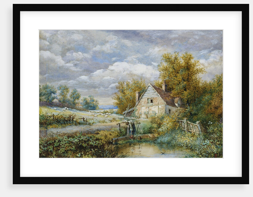 Cottage Hambledon, Surrey by Myles Birket Foster