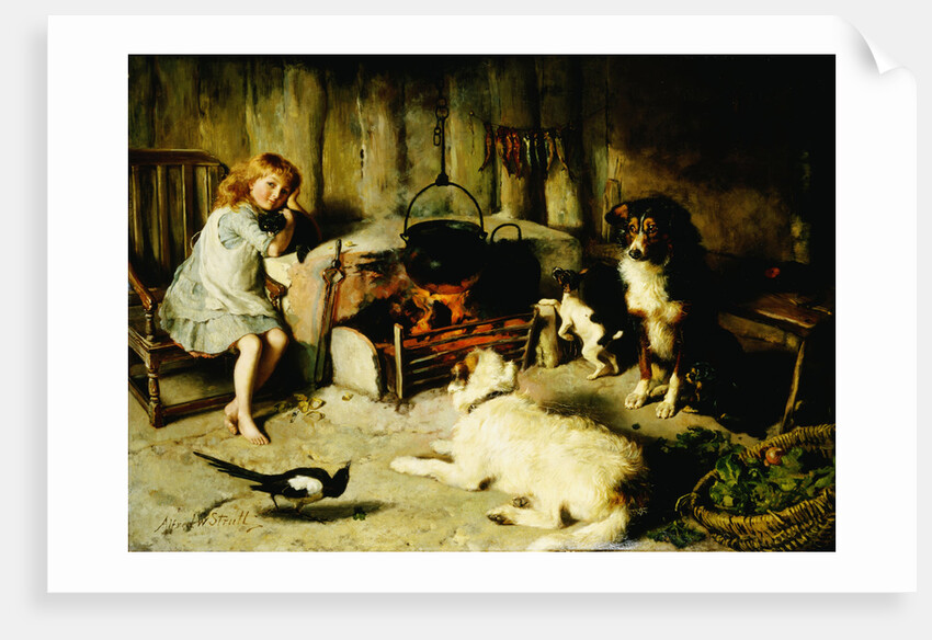 A Watched Pot Never Boils by Alfred William Strutt
