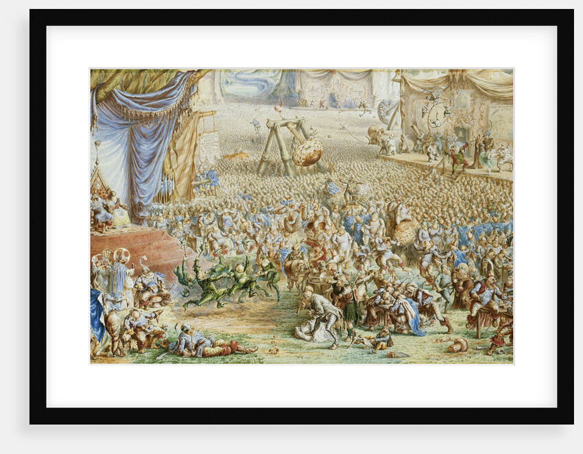 An Allegory of Contemporary Events by Henry Barnabus Bright