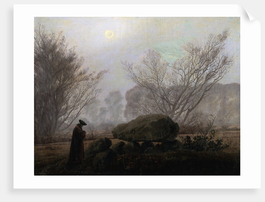 Walk at Dusk by Caspar David Friedrich