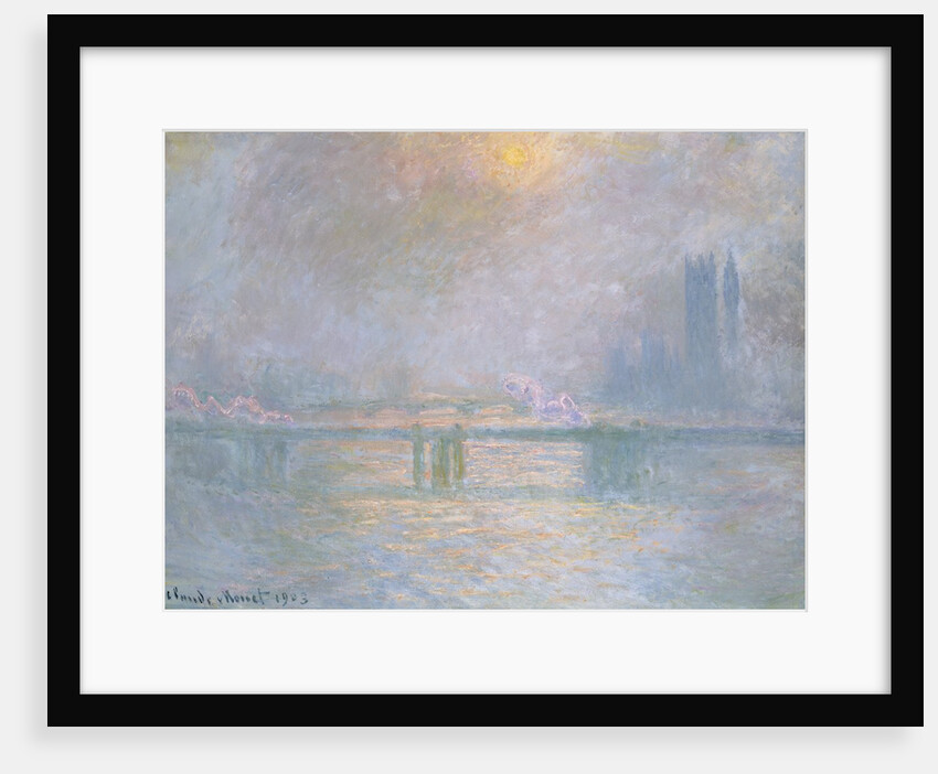 Charing Cross Bridge, La Tamis by Claude Monet