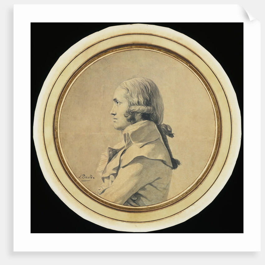 Portrait of Joseph-Nicolas Barbeau Dubarran by Jacques-Louis David