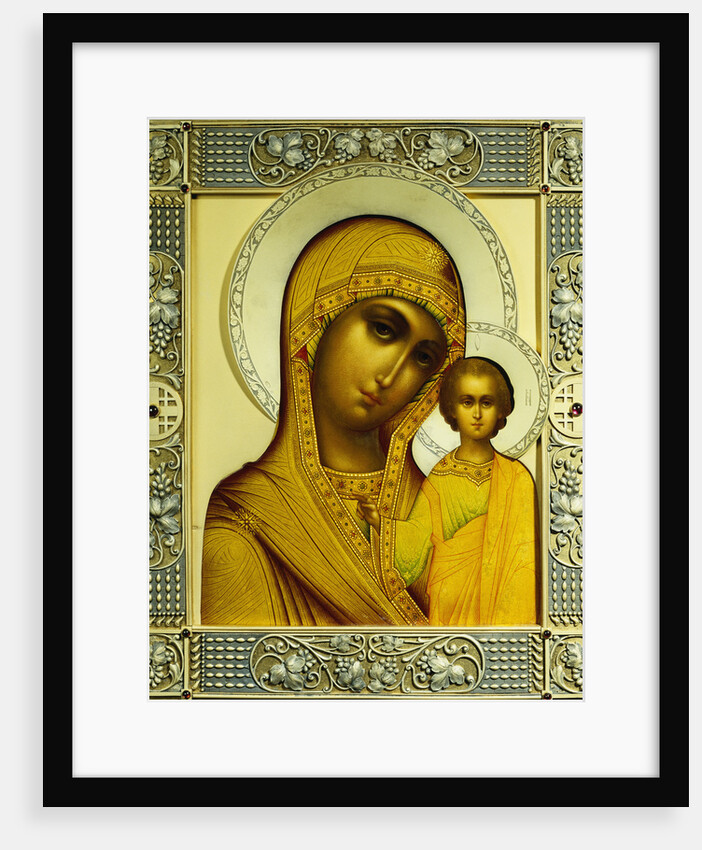 Russian Icon of The Virgin Kazanskaya by Dmitrii Smirnov