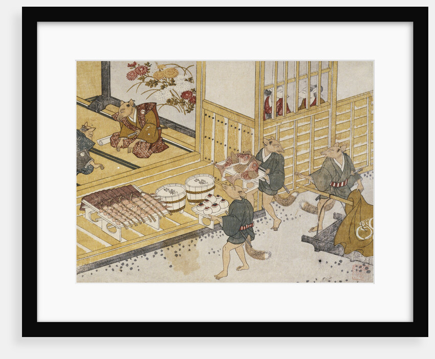 Kitsune no Yomeiri - The Fox's Wedding Series Print by Tachibana Minko