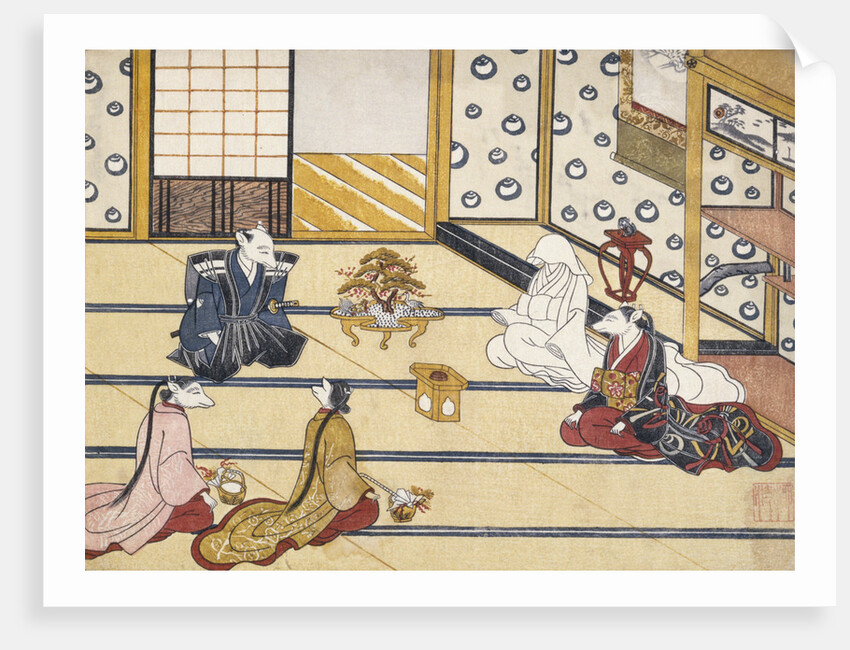 Kitsune no Yomeiri - The Fox's Wedding Series Print by Tachibana Minko