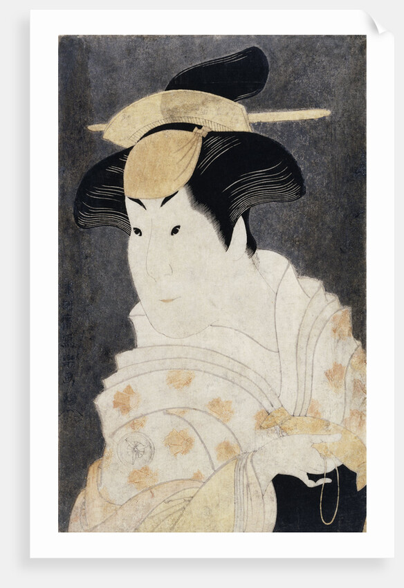 Portrait of the Actor Iwai Hanshiro IV as the Nurse Shigenoi, from the Play Koi Nyobo Somewake Tazuna by Toshusai Sharaku