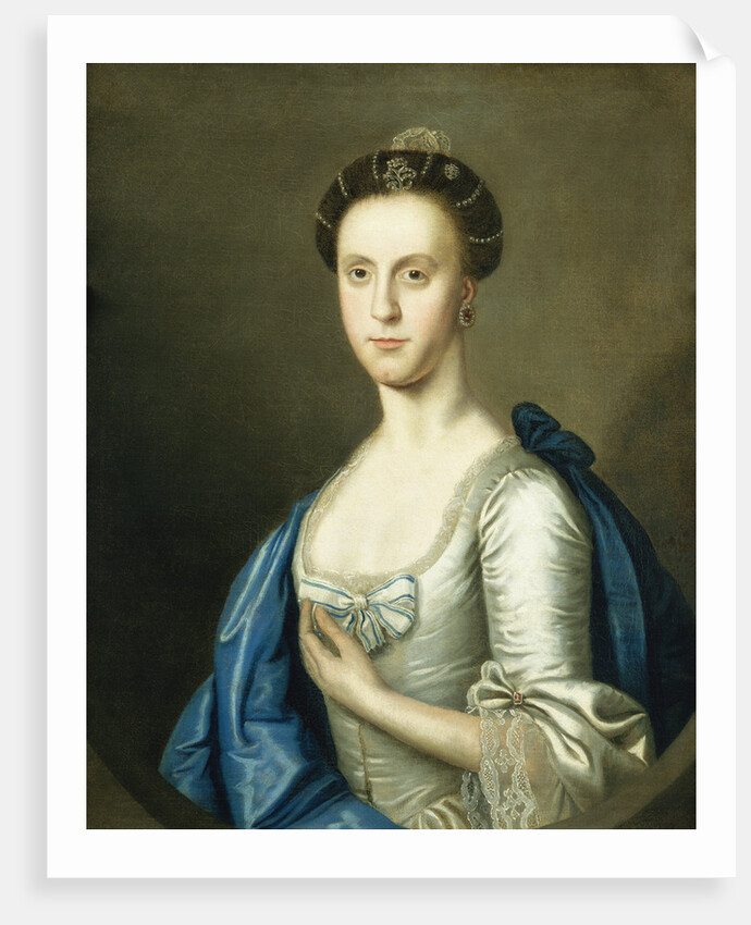 18th-Century English Portrait of a Lady by Anonymous