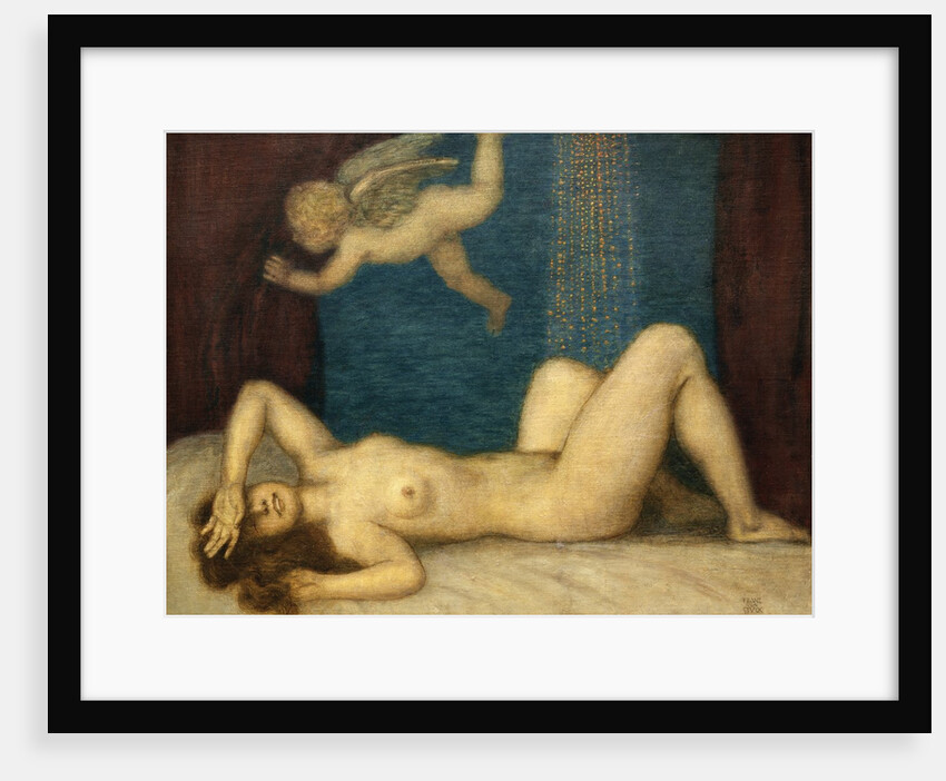 Danae and the Golden Shower by Franz von Stuck