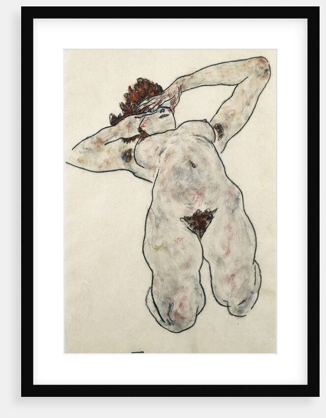 Nude by Egon Schiele