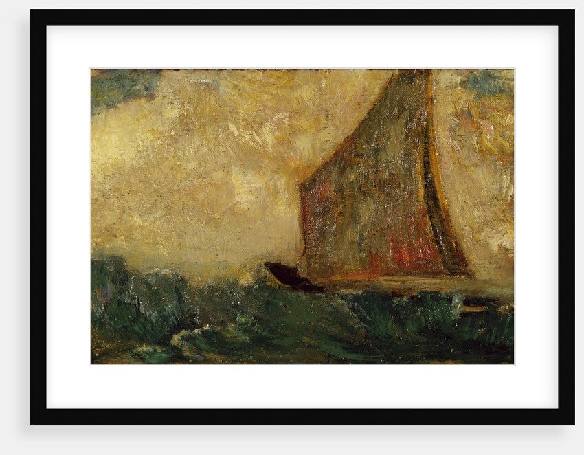 The Mystical Boat by Odilon Redon
