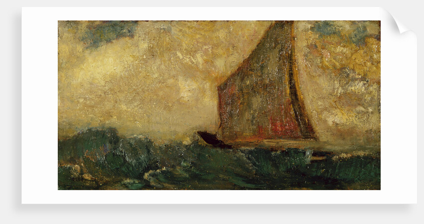 The Mystical Boat by Odilon Redon