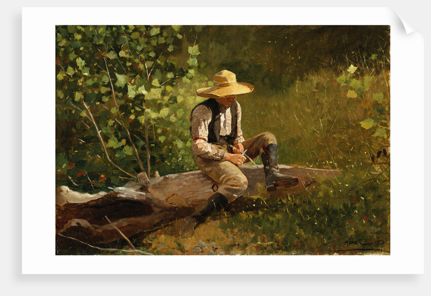 The Whittling Boy by Winslow Homer