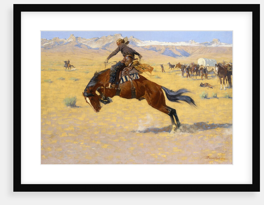 A Cold Morning on the Range by Frederic Remington