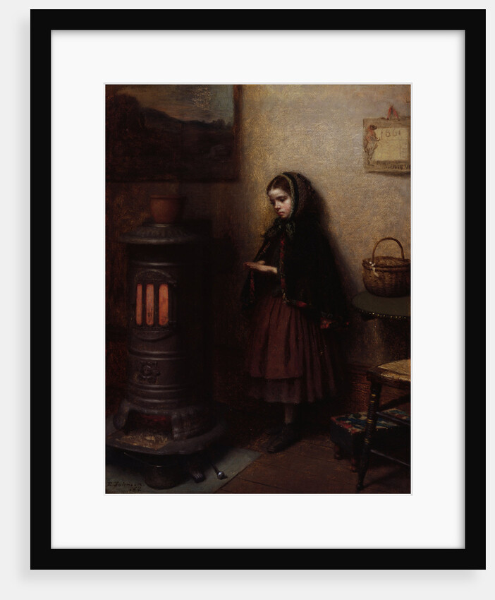 Warming Her Hands by Jonathan Eastman Johnson