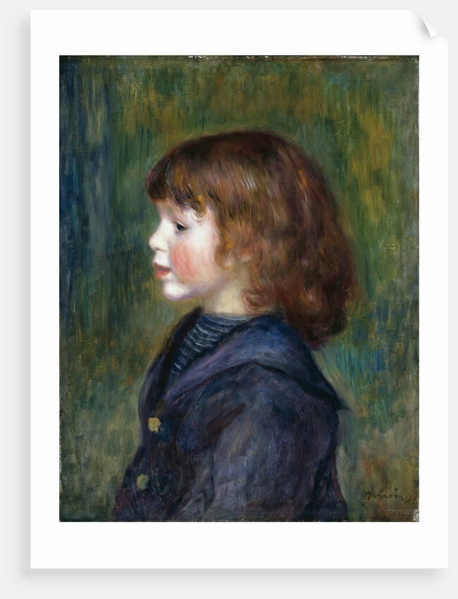 Portrait of Pierre Renoir in a Sailor's Suit by Pierre Auguste Renoir