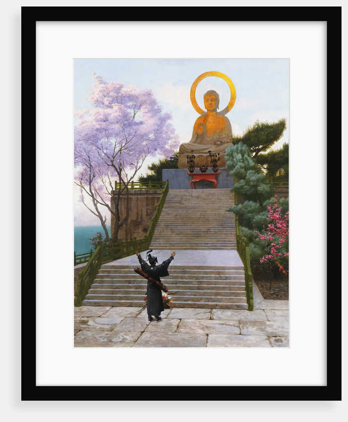 Japanese Emploring a Deity by Jean-Leon Gerome