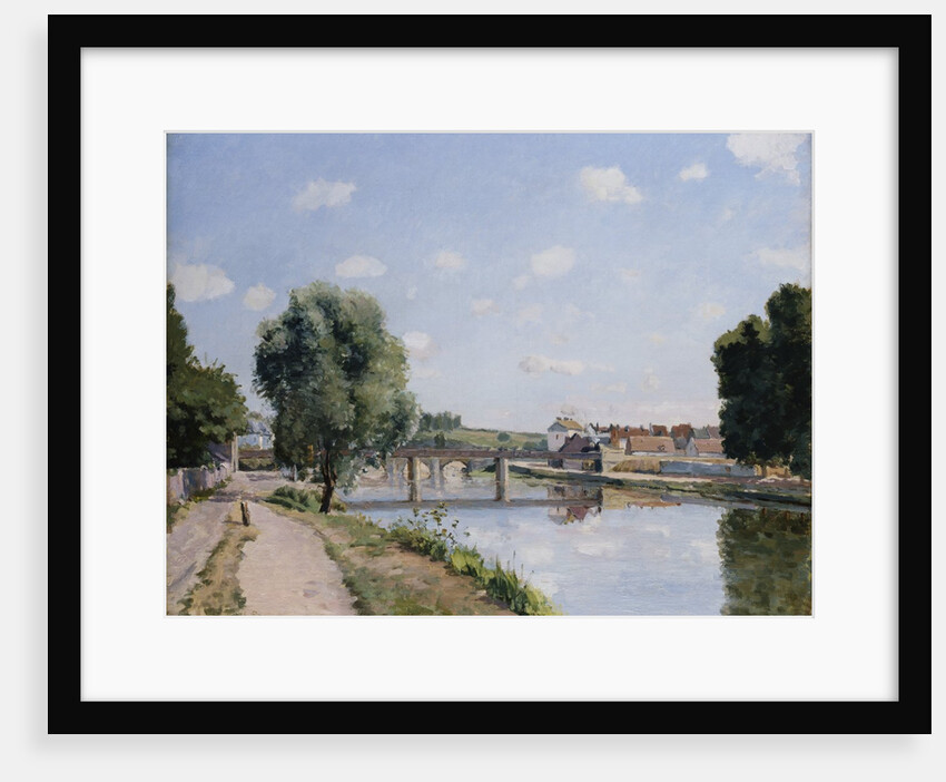 The Railroad Bridge, Pontoise by Camille Pissarro