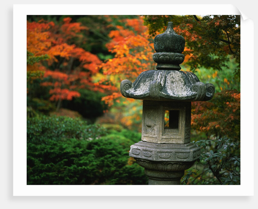 Stone Lantern in the Japanese Tea Garden at the University of Washington Arboretum by Anonymous
