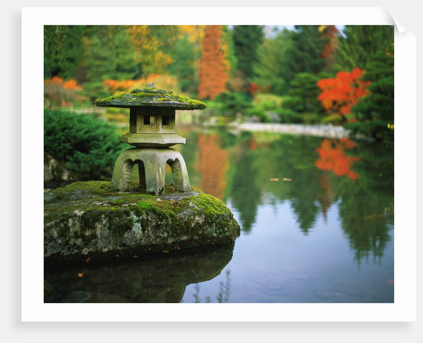 Stone Lantern in the Japanese Tea Garden at the University of Washington Arboretum by Anonymous