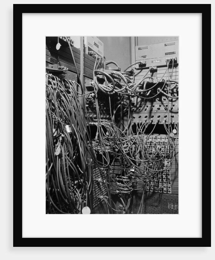 Cables on Early Computer by Anonymous