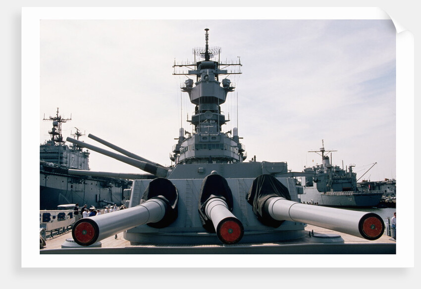 Gun Turrets of the U.S.S. Iowa by Anonymous
