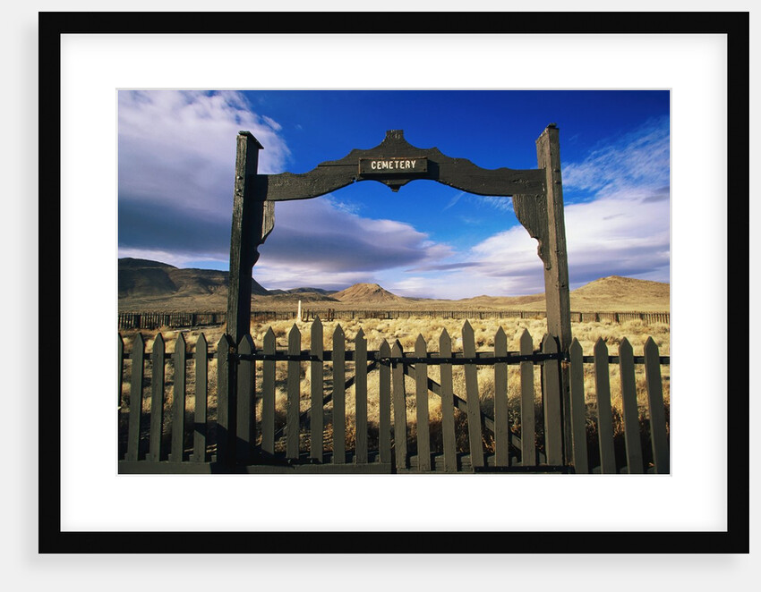 Gate To Historical Pioneer Cemetery by Anonymous