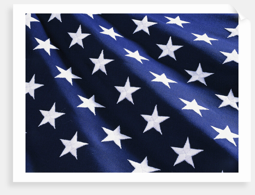 Stars on American Flag by Anonymous