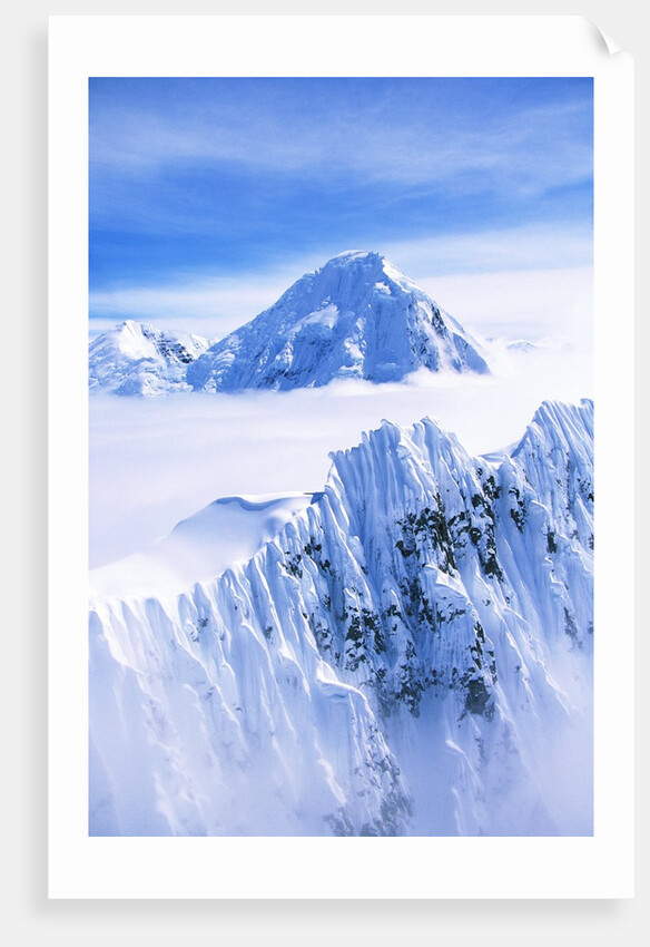 Wrangell Mountains and Clouds by Anonymous