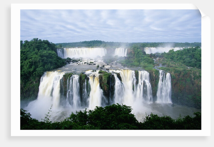 Iguazu Waterfalls in South America by Anonymous