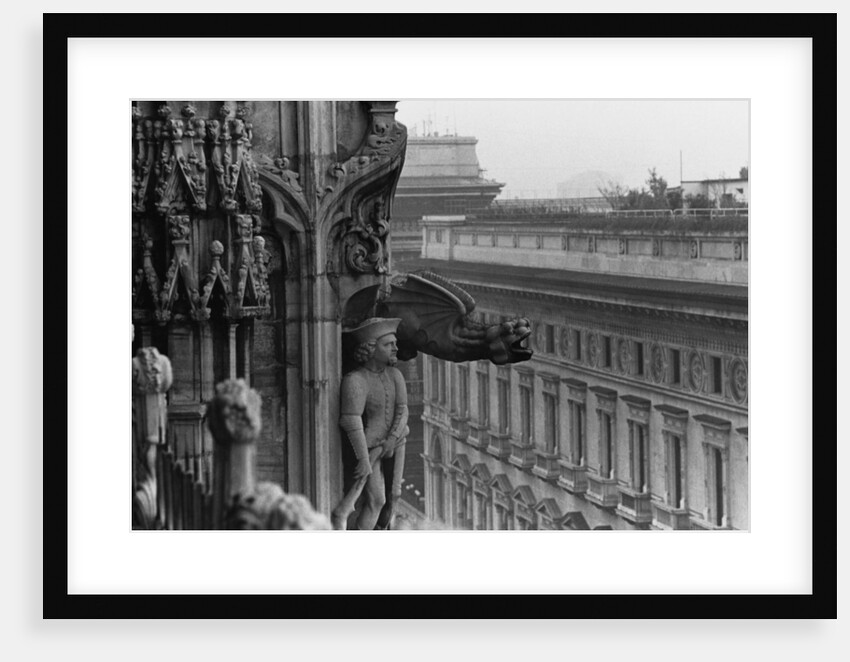 Sculpture Detail on Exterior of Il Duomo by Anonymous