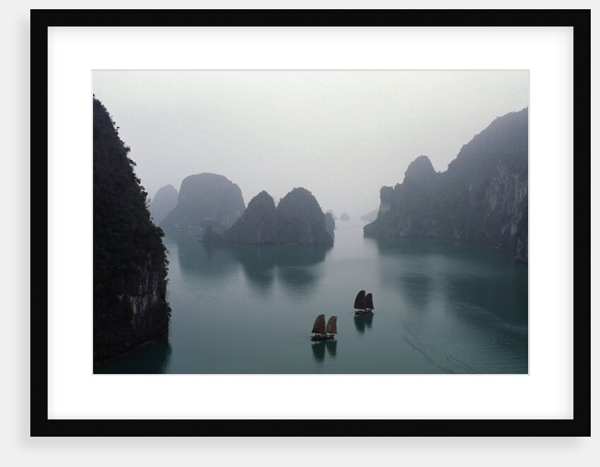 Junks in Ha Long Bay by Anonymous