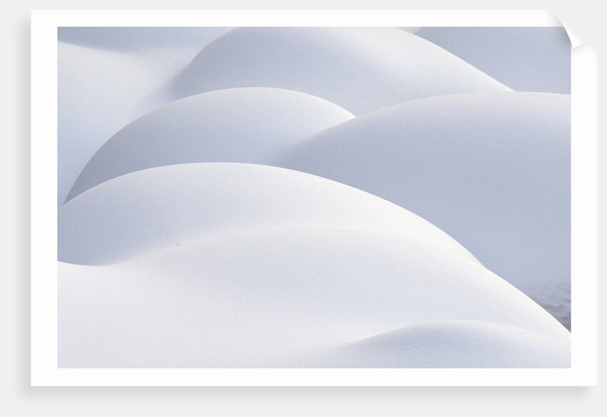 Snow Covering Rocks by Anonymous