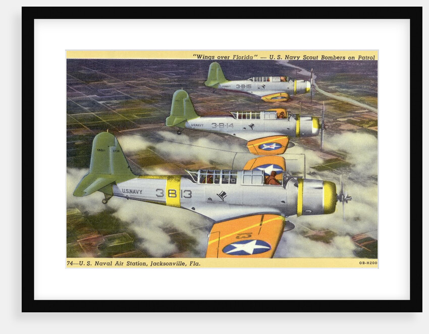 US Navy Scout Bombers on Patrol by Anonymous