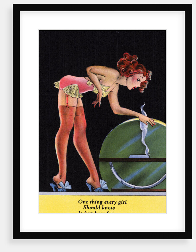 Woman Wearing Risque Clothing by Anonymous