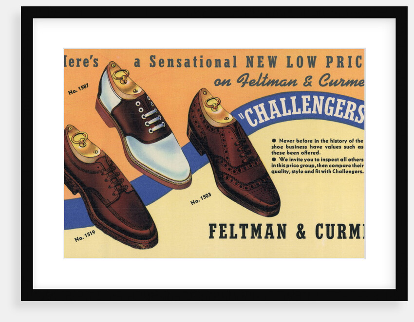 Advertisement for Feltman & Curme Shoes by Anonymous