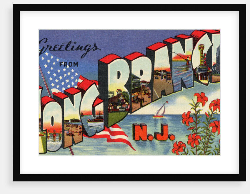 Greeting Card from Long Branch, New Jersey by Anonymous