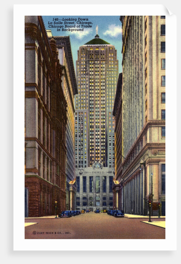 Chicago Board of Trade on La Salle Street by Anonymous