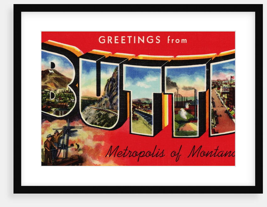 Greeting Card from Butte, Montana by Anonymous