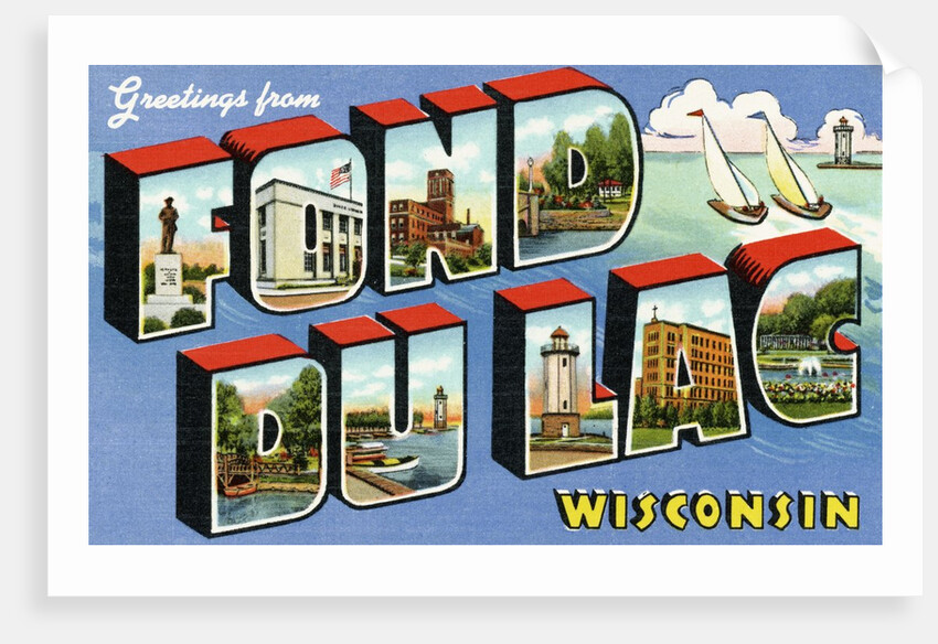 Greeting Card from Fond du Lac, Wisconsin by Anonymous