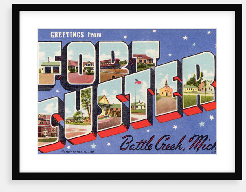Greeting Card from Fort Custer by Anonymous