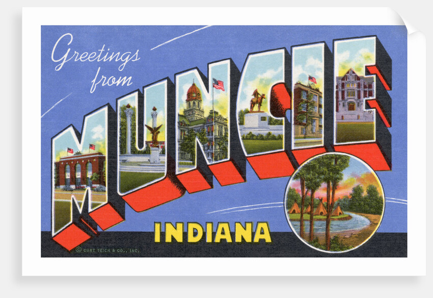 Greeting Card from Muncie, Indiana by Anonymous