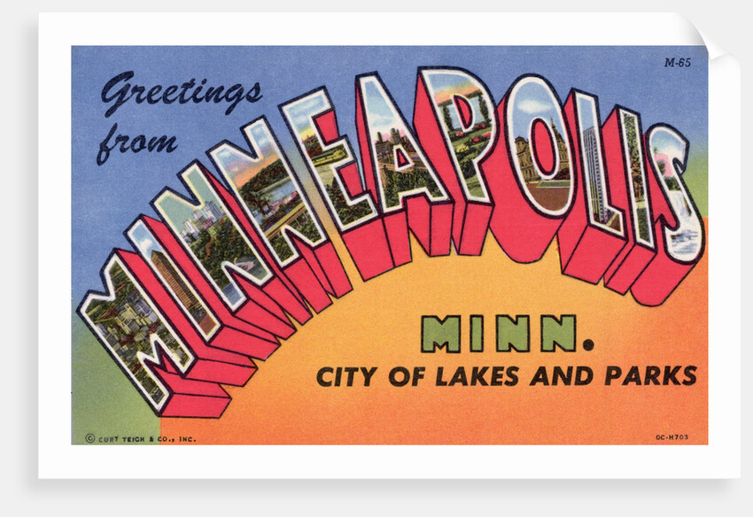 Greeting Card from Minneapolis, Minnesota by Anonymous